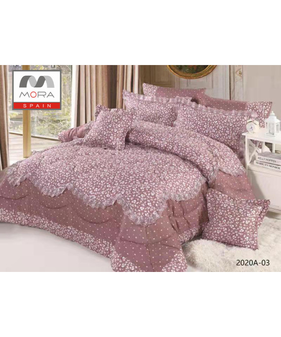 لحاف مورا باستيل 8 قطع مجوز كينج 240*260