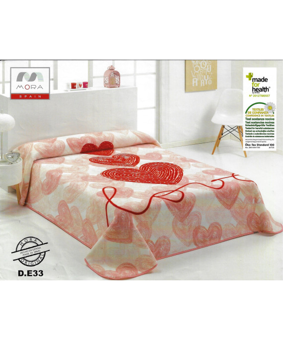 بطانيه مورا أحبك مجوز 220*240