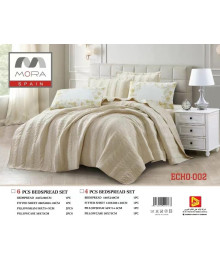 ديباج مورا إيكو بيد سبريد خفيف 6 قطع نفرين مقاس240*260 ديباج مورا إيكو بيد سبريد خفيف 6 قطع نفرين مقاس240*260