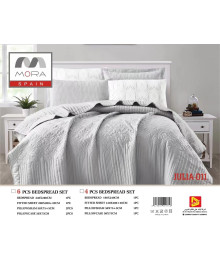 ديباج مورا جوليا بيد سبريد خفيف 6 قطع نفرين مقاس240*260 ديباج مورا جوليا بيد سبريد خفيف 6 قطع نفرين مقاس240*260