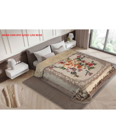  بطانيه مورا ستار طبقتان مجوز 220*240