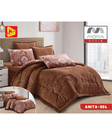  لحاف مورا انيتا مخمل شتوى  ٦ قطع  نفرين