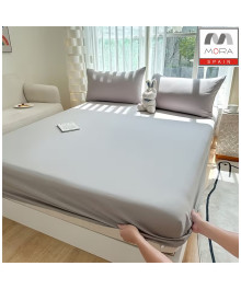 طقم شرشف مورا سير سادة مفرد – قطعتان، قطن 100% (100×200 سم)