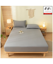 شرشف مورا ساده  قطن 100% سير 160*200