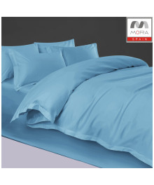 طقم تلبيس لحاف مورا 6 قطع – نفرين، قطن 100%، تصميم ساده (240×260 سم)