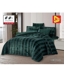  لحاف مورا بيري شتوى مخمل فرو  4 قطع  مخمل نفر ونص