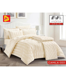لحاف مورا كاميلا شتوى 7  قطع مجوز كينج 240*260
