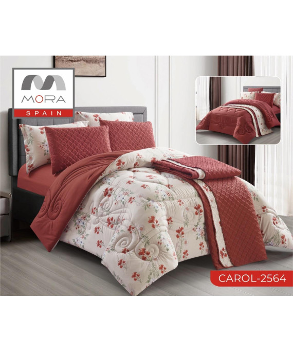 لحاف مورا كارول 7 قطع مجوز كينج 240*260