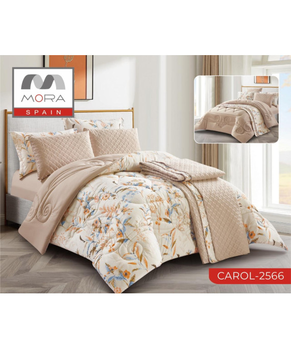 لحاف مورا كارول 7 قطع مجوز كينج 240*260