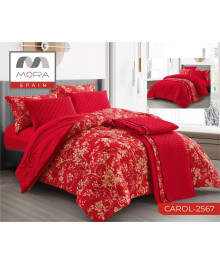 لحاف مورا كارول 7 قطع مجوز كينج 240*260 لحاف مورا كارول 7 قطع مجوز كينج 240*260