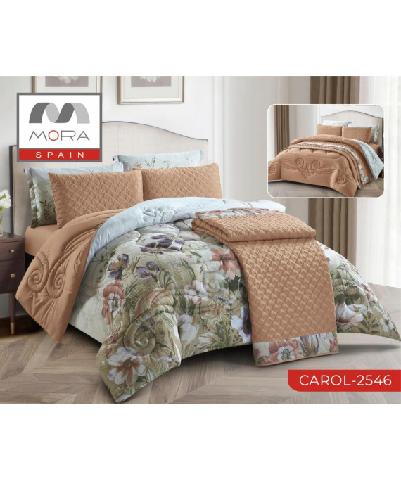 لحاف مورا كارول 7 قطع مجوز كينج 240*260
