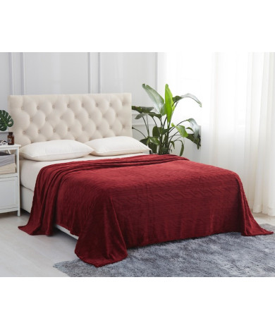 MORA CLASY COLOR FLANNEL BLANKET DOUBLE 220*240