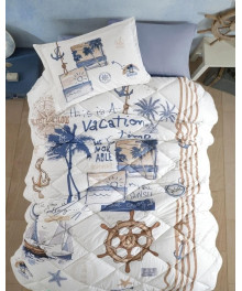 لحاف مورا كلاسي 5 قطع مفرد 180*240 رسوم