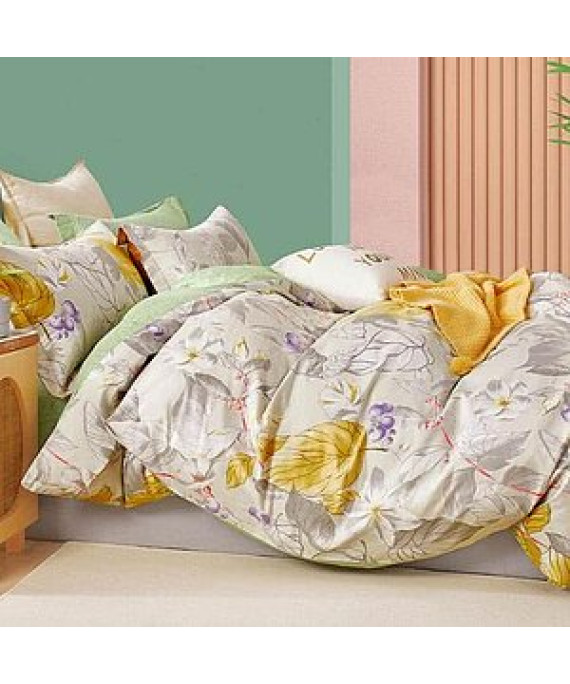 طقم مورا غطاء لحاف 6 قطع قطن 100%  قياس 240*260