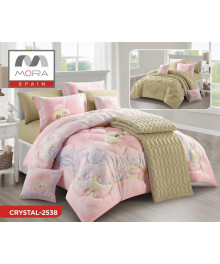 لحاف مورا كريستال 9 قطع مجوز كينج 240*260