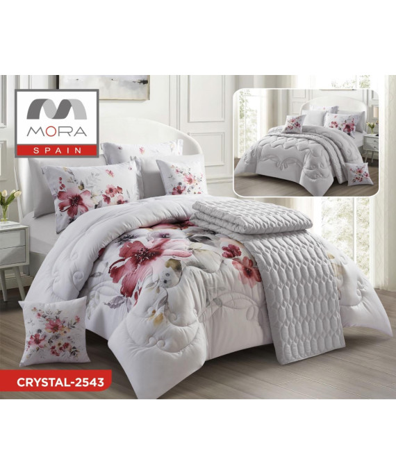لحاف مورا كريستال 9 قطع مجوز كينج 240*260