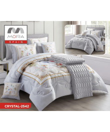 لحاف مورا كريستال 9 قطع مجوز كينج 240*260 لحاف مورا كريستال 9 قطع مجوز كينج 240*260
