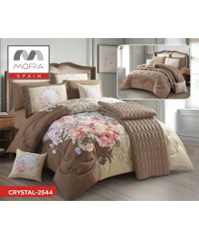 لحاف مورا كريستال 9 قطع مجوز كينج 240*260 لحاف مورا كريستال 9 قطع مجوز كينج 240*260