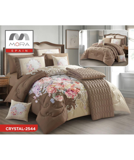 لحاف مورا كريستال 9 قطع مجوز كينج 240*260