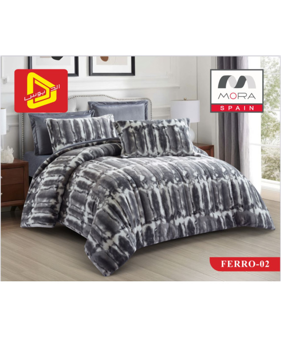  لحاف مورا  فيرو مخمل فرو شتوى  ٦ قطع  نفرين