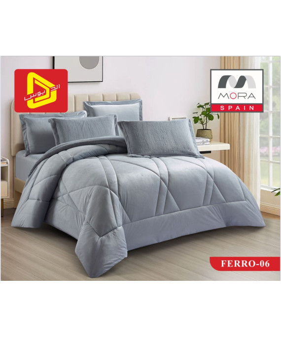  لحاف مورا  فيرو مخمل فرو شتوى  ٦ قطع  نفرين
