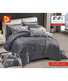  لحاف مورا هازيل  مخمل شتوى  ٦ قطع  نفرين