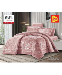  لحاف مورا جورى شتوى مخمل فرو  4 قطع  مخمل نفر ونص