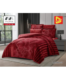  لحاف مورا  لورا مخمل فرو  شتوى  ٦ قطع  نفرين