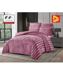 لحاف مورا لورا شتوى مخمل فرو 4 قطع مخمل نفر ونص لحاف مورا لورا شتوى مخمل فرو 4 قطع مخمل نفر ونص