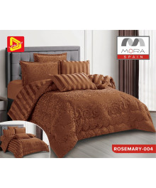  لحاف مورا  روز مارى مخمل شتوى  ٦ قطع  نفرين