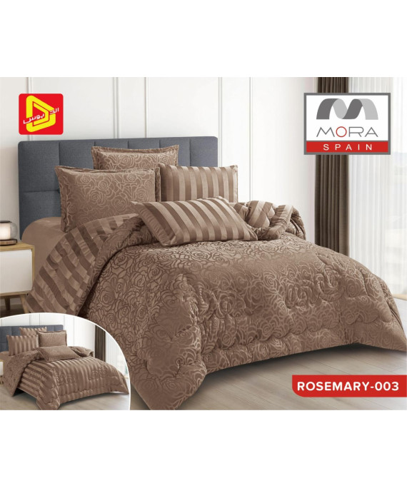  لحاف مورا  روز مارى مخمل شتوى  ٦ قطع  نفرين