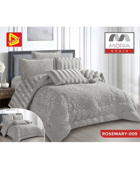  لحاف مورا روز ماري شتوى  4 قطع  مخمل نفرين