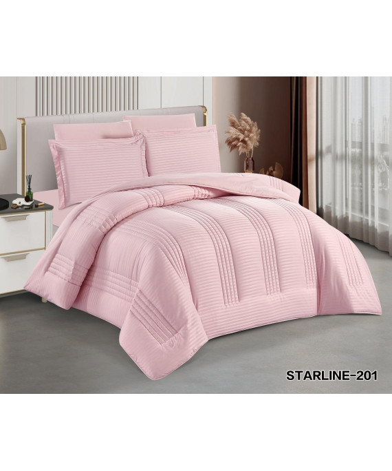 لحاف مورا ستار لاين  6 قطع نفرين مقاس240*260 لحاف مورا ستار لاين  6 قطع نفرين مقاس240*260