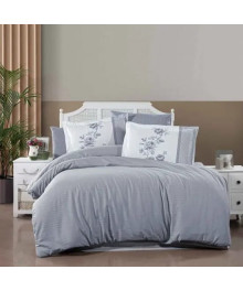 لحاف فندقي مورا ميلكور قطن جديد مجوز كنج 8 قطع 240*260