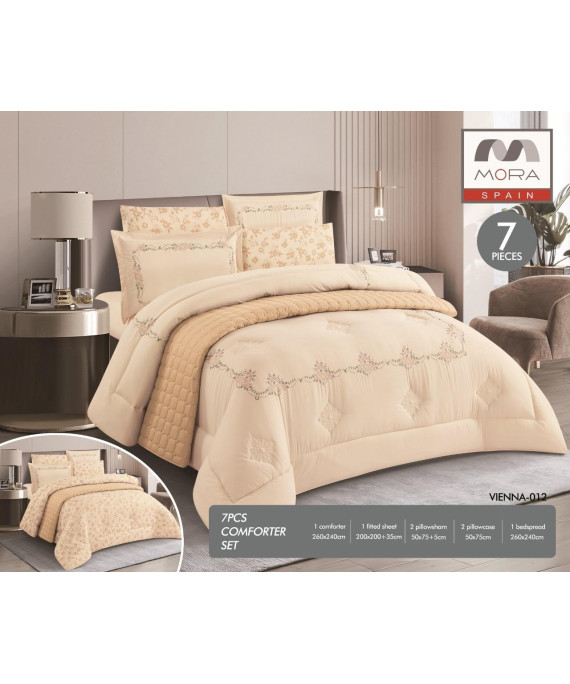 لحاف مورا فيينا 7 قطع مجوز كينج 240*260
