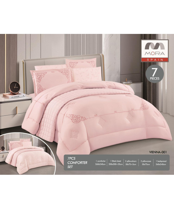 لحاف مورا فيينا 7 قطع مجوز كينج 240*260