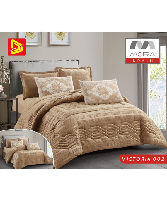 لحاف مورا فيكتوريا شتوى  4 قطع  مخمل نفر ونص  لحاف مورا فيكتوريا شتوى  4 قطع  مخمل نفر ونص