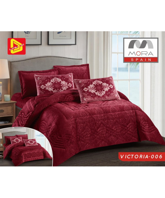 لحاف مورا فيكتوريا شتوى  4 قطع  مخمل نفر ونص  لحاف مورا فيكتوريا شتوى  4 قطع  مخمل نفر ونص