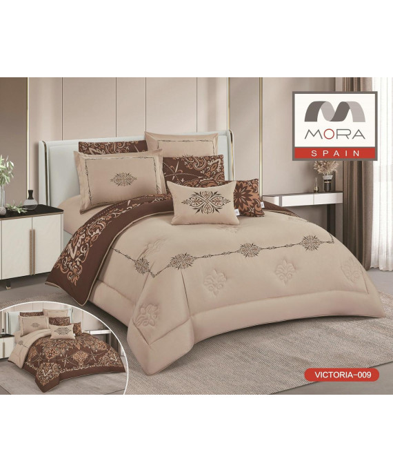 لحاف مورا فيكتوريا 8 قطع مجوز كينج 240*260 لحاف مورا فيكتوريا 8 قطع مجوز كينج 240*260