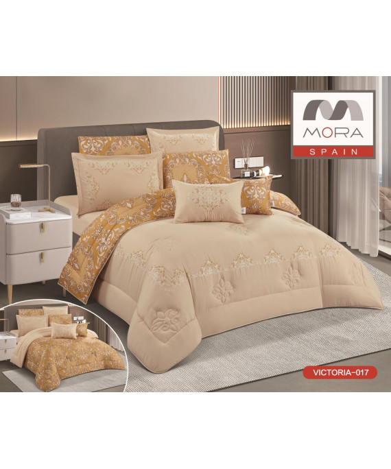 لحاف مورا فيكتوريا 8 قطع مجوز كينج 240*260 لحاف مورا فيكتوريا 8 قطع مجوز كينج 240*260