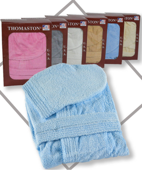  روب حمام كبوس 1 قطعه  blue