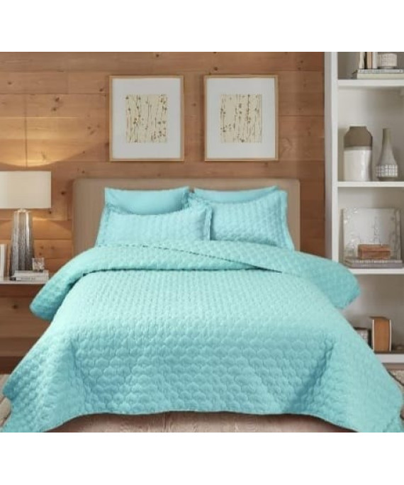 لحاف مورا بيد سبريد ساده 4 قطع مفرد 180*240 لحاف مورا بيد سبريد ساده 4 قطع مفرد 180*240