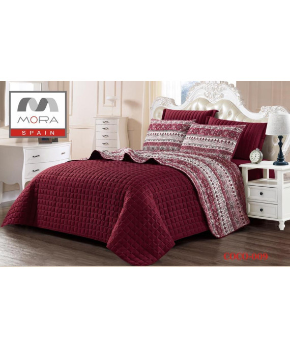 ديباج مورا كوكو بيد سبريد خفيف 4 قطع نفر ونص  مقاس240*180