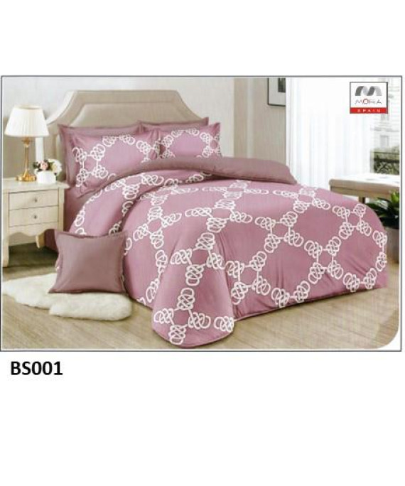 لحاف مورا بيد سبريد مشجر 6 قطع مجوز كنج 240*260 لحاف مورا بيد سبريد مشجر 6 قطع مجوز كنج 240*260