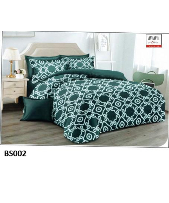 لحاف مورا بيد سبريد مشجر 6 قطع مجوز كنج 240*260