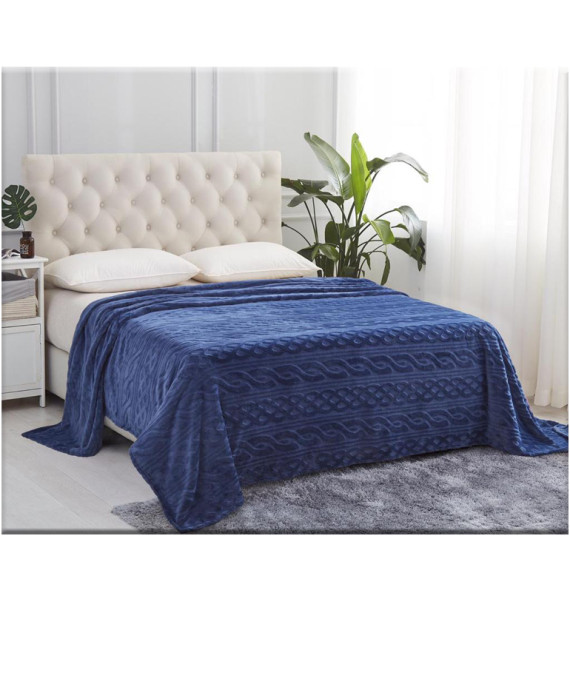 بطانيه مورا كلاسى ساده مجوز 230*240